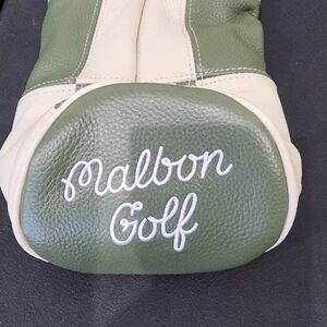 Malbon Golf Green and White Headcover